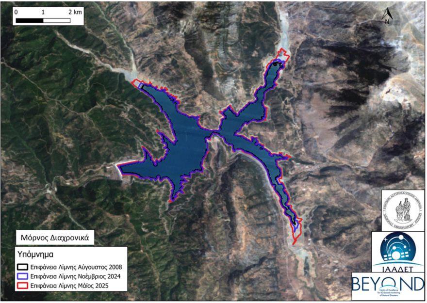 Αδειάζουν οι δεξαμενές νερού της Αττικής: Στερεύει ο Μόρνος, πιέζεται ο Εύηνος