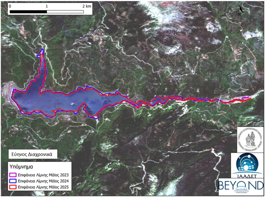 Αδειάζουν οι δεξαμενές νερού της Αττικής: Στερεύει ο Μόρνος, πιέζεται ο Εύηνος