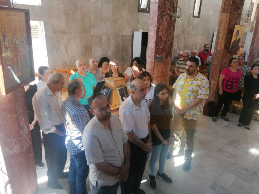 Λειτουργία ξανά στον προφήτη Ηλία στη Δαμασκό ένα μήνα μετά το αιματοκύλισμα