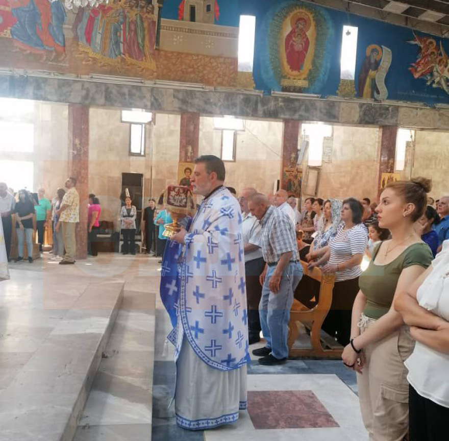 Λειτουργία ξανά στον προφήτη Ηλία στη Δαμασκό ένα μήνα μετά το αιματοκύλισμα