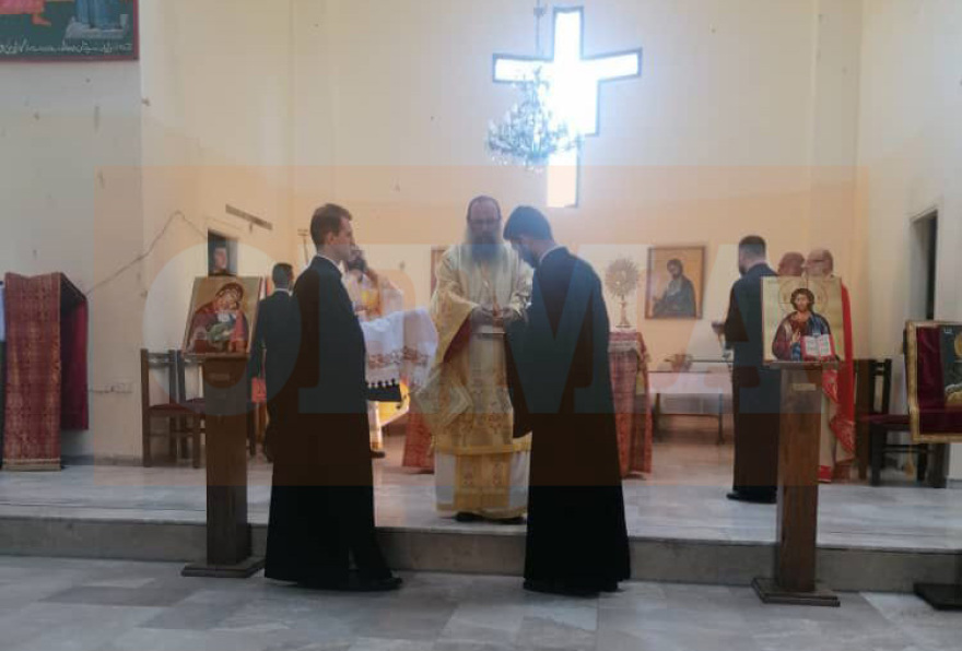 Λειτουργία ξανά στον προφήτη Ηλία στη Δαμασκό ένα μήνα μετά το αιματοκύλισμα