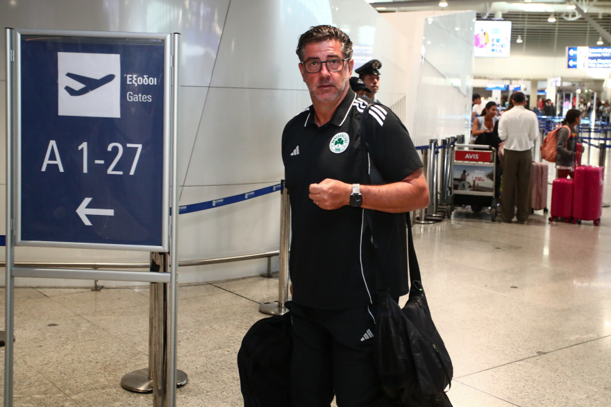 Παναθηναϊκός: Με χαμόγελα η αναχώρηση για το κρίσιμο ματς με την Ρέιντζερς - Δείτε φωτογραφίες
