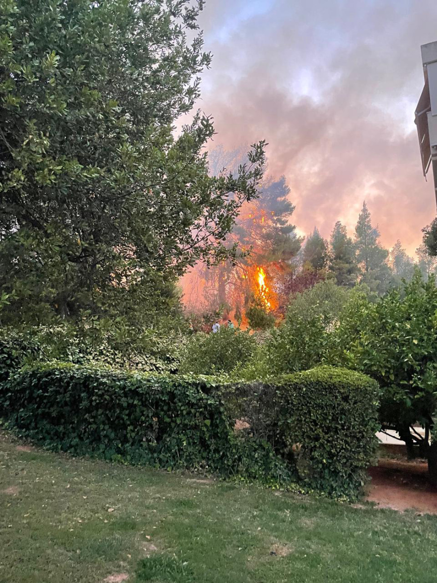Υπό έλεγχο η φωτιά στο Ψυχικό