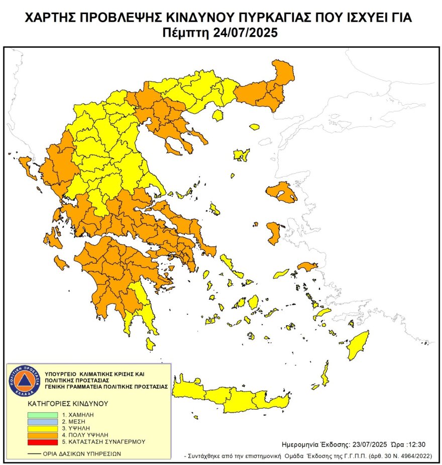 Καύσωνας: Επικίνδυνο διήμερο ενόψει, κορυφώνεται ο κίνδυνος – Πότε υποχωρεί το φαινόμενο