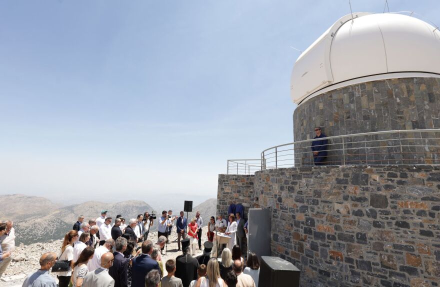 Τελετή ονοματοδοσίας για το νέο τηλεσκόπιο στο Αστεροσκοπείο του Σκίνακα