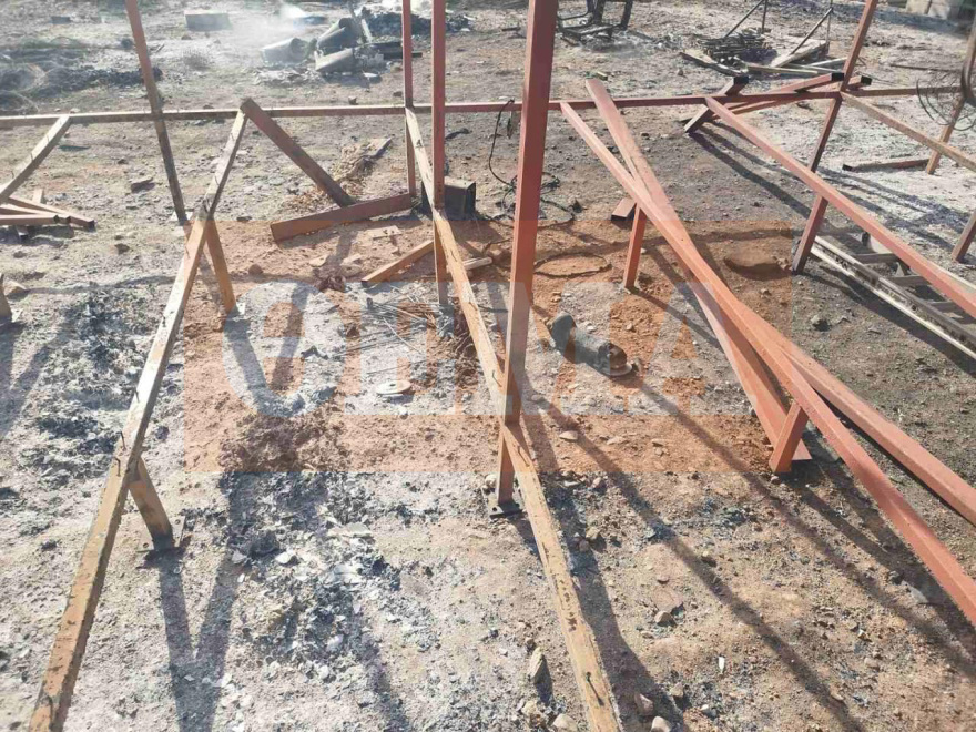 Το σημείο από το οποίο ξεκίνησε η πυρκαγιά στον Φενεό - Έκοβαν μέταλλα με τροχό εν μέσω καύσωνα, δείτε φωτογραφίες