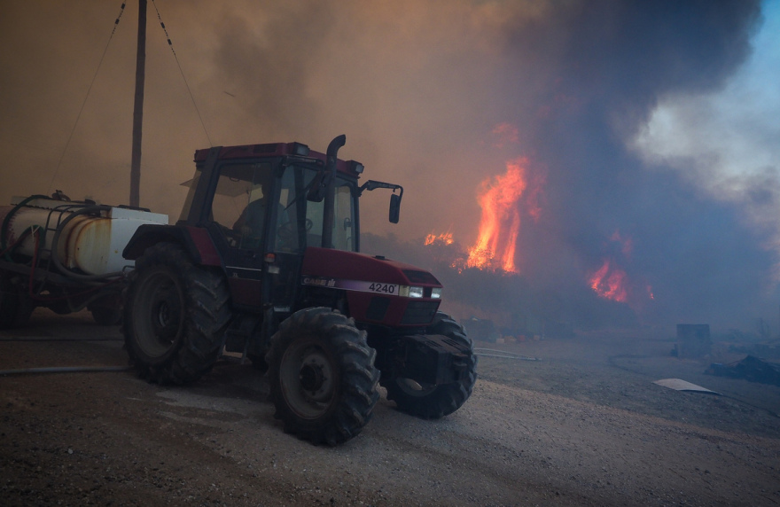 Φωτιά στην Εύβοια: Μάχη με το ανεξέλεγκτο πύρινο μέτωπο - Ενεργοποιήθηκε το 112 για εκκενώσεις