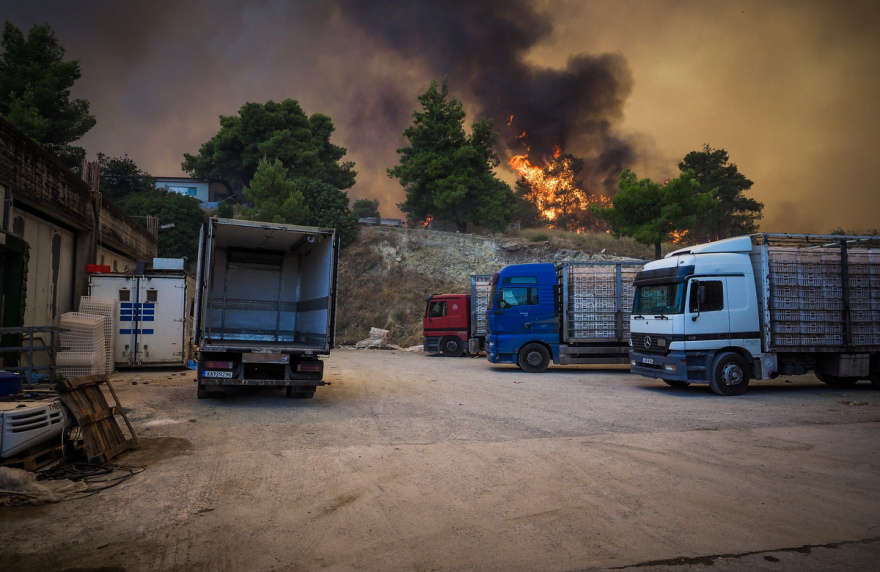 Φωτιά στην Εύβοια: Μάχη με το ανεξέλεγκτο πύρινο μέτωπο - Ενεργοποιήθηκε το 112 για εκκενώσεις