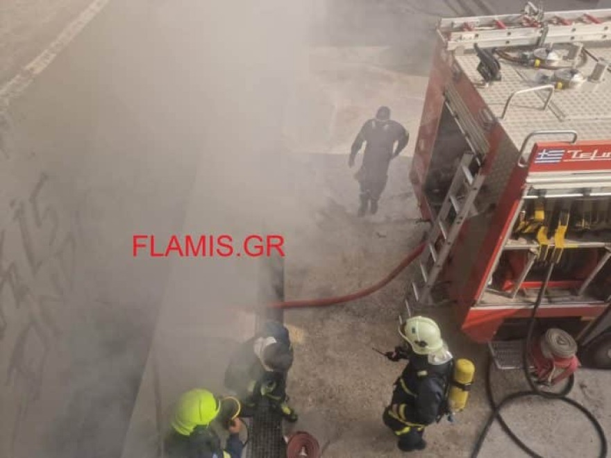 Φωτιά τώρα στο νοσοκομείο Άγιος Ανδρέας της Πάτρας - Δείτε φωτογραφίες