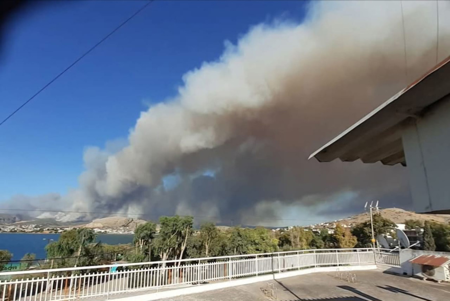Στα περίχωρα της Χαλκίδας η φωτιά στην Εύβοια, στο κέντρο της πόλης φτάνουν οι καπνοί - Δύσκολες φωτιές σε Εύβοια, Κύθηρα, Μεσσηνία και Κρήτη xalkida-_1_