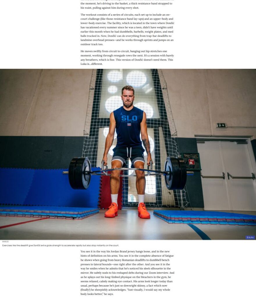 Η... μετάλλαξη του Ντόντσιτς: Πιο fit από ποτέ ο Σλoβένος έγινε εξώφυλλο στο Men's Health
