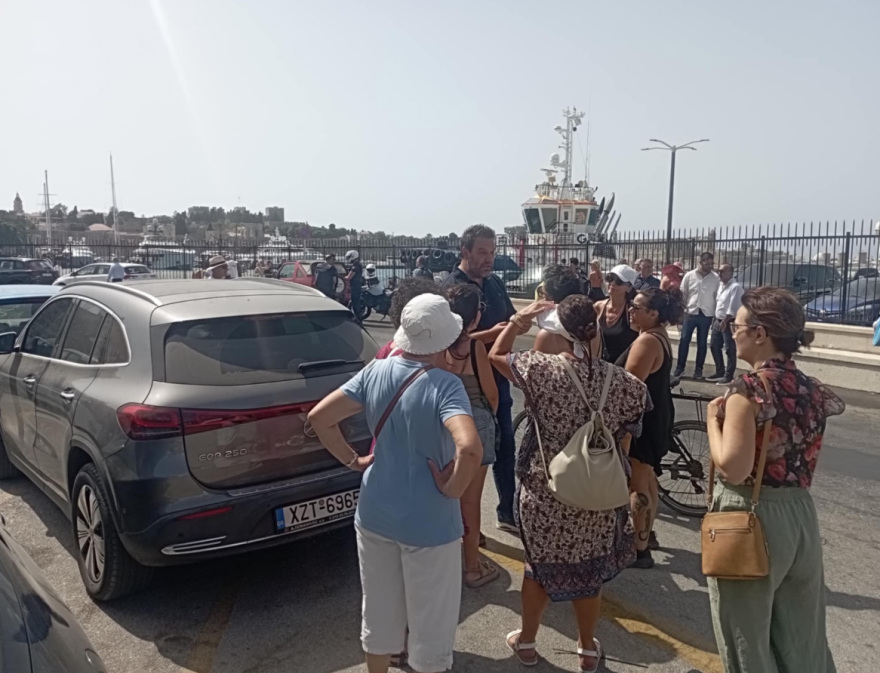 Ρόδος: Επεισόδια στο λιμάνι για την άφιξη Ισραηλινών τουριστών – Μέτρα ασφαλείας και προσαγωγές