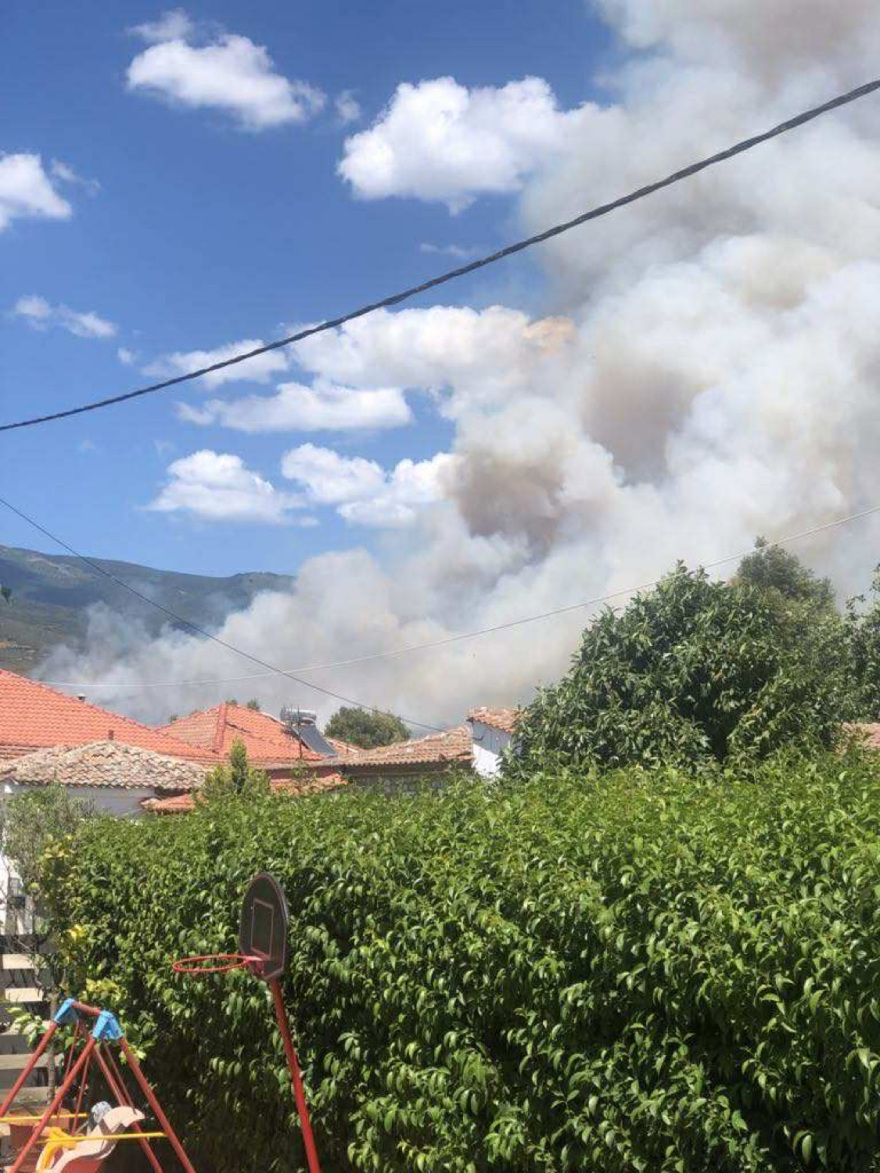 Φωτιά τώρα στην Αγιά Λάρισας, σηκώθηκαν έξι εναέρια μέσα - Μήνυμα 112 προς τους κατοίκους για ετοιμότητα