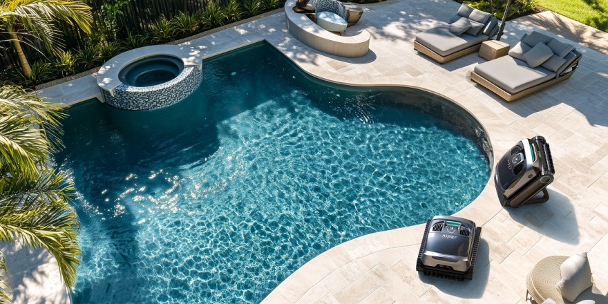 Πισίνα πιο καθαρή από ποτέ, με αυτόνομα και αθόρυβα ρομπότ