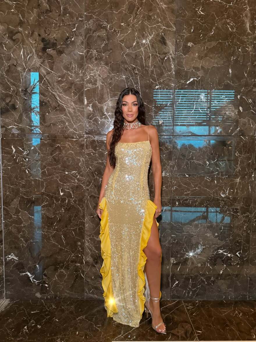 Η Ήβη Αδάμου πόζαρε με το αγγελάκι της Victoria's Secret Ρόζι Χάντινγκτον Γουάιτλι 
