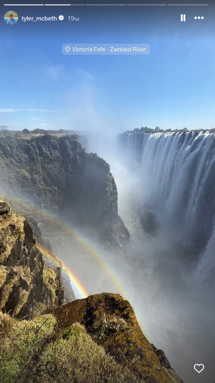 In Zambia for a wedding Kasselakis along with Tyler - See photos