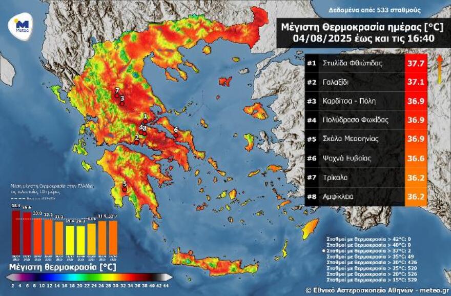 Καιρός: Βροχές σήμερα στα βόρεια, ενισχύεται το μελτέμι από αύριο - Η πρόβλεψη για παρατεταμένη ζέστη