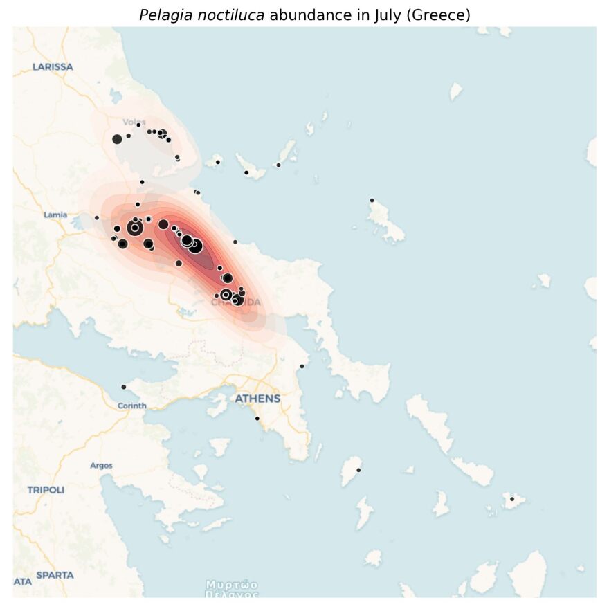 Οι μωβ μέδουσες επεκτείνονται προς Κυκλάδες και Κορινθιακό - Χάρτης δείχνει live σε ποιες παραλίες βρίσκονται