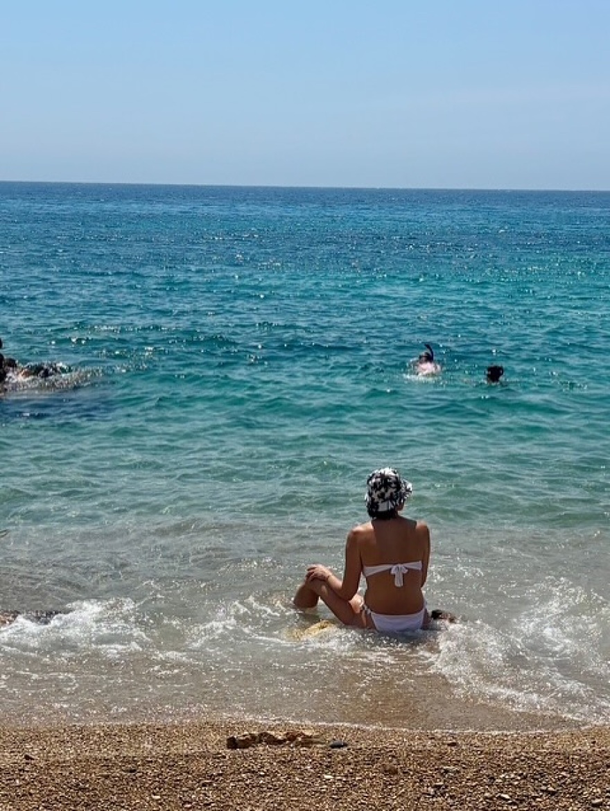 Μαρία Ναυπλιώτου: Οι φωτογραφίες που δημοσίευσε από τις διακοπές της στη Χίο