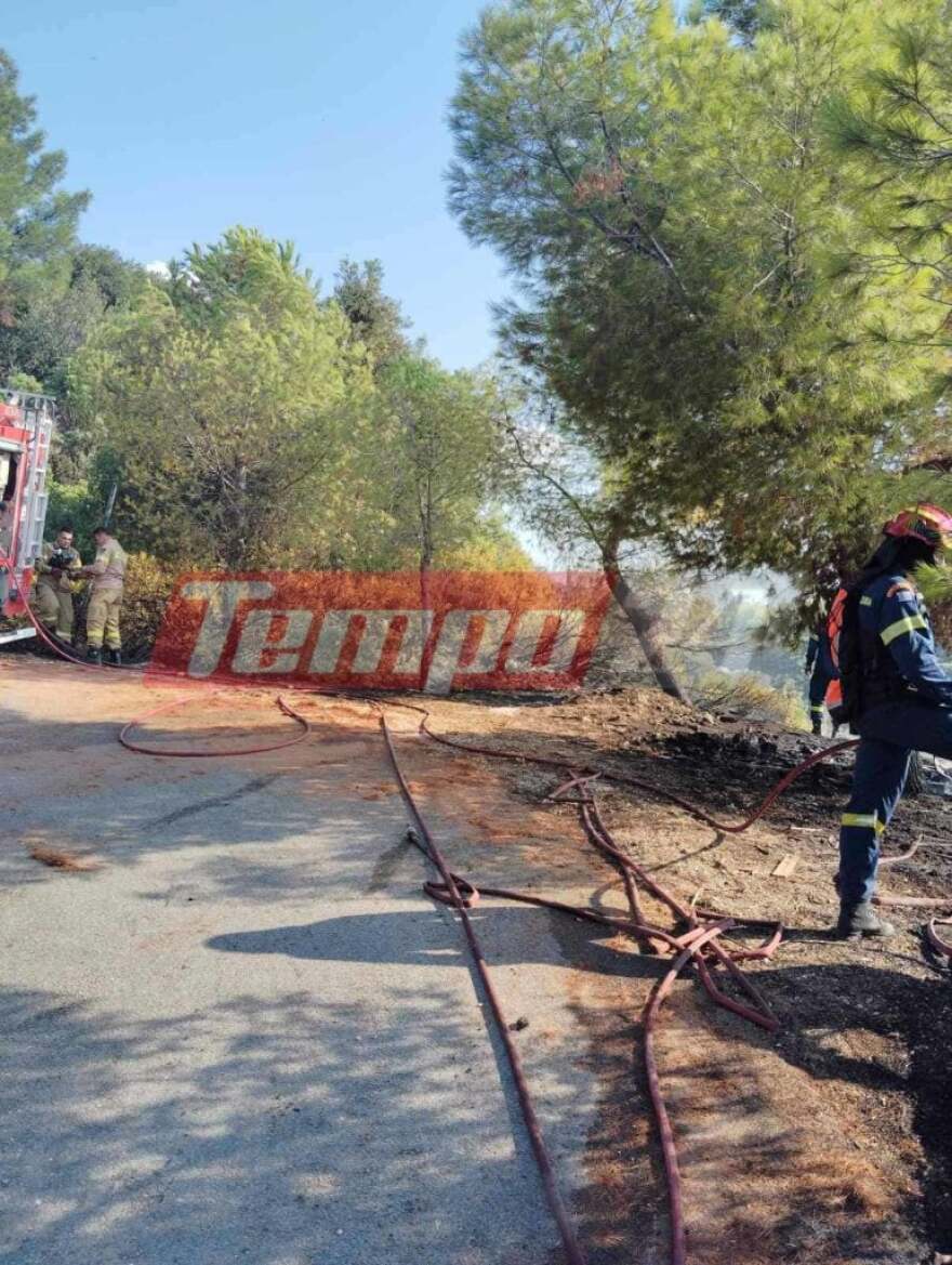 Φωτιά στα Βραχνέικα κοντά σε πίστα καρτ