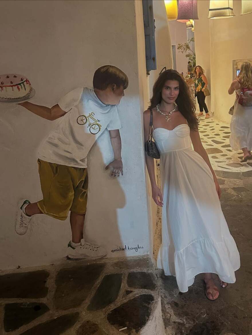 Η Ανθή Φακιδάρη ταξίδεψε στη Νάξο - Οι φωτογραφίες που δημοσίευσε