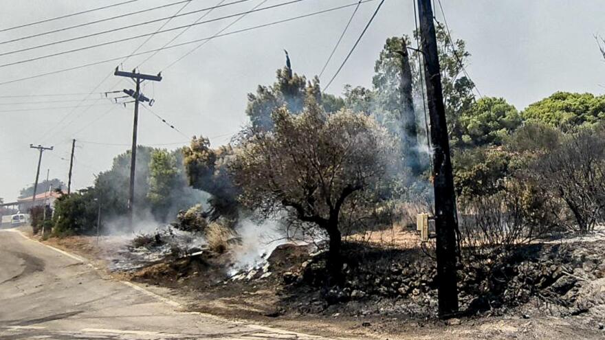 Φωτιά στη Ζάκυνθο: Ζημιές σε σπίτια από την πυρκαγιά, τεράστια μάχη με τις φλόγες - Δείτε βίντεο και φωτογραφίες