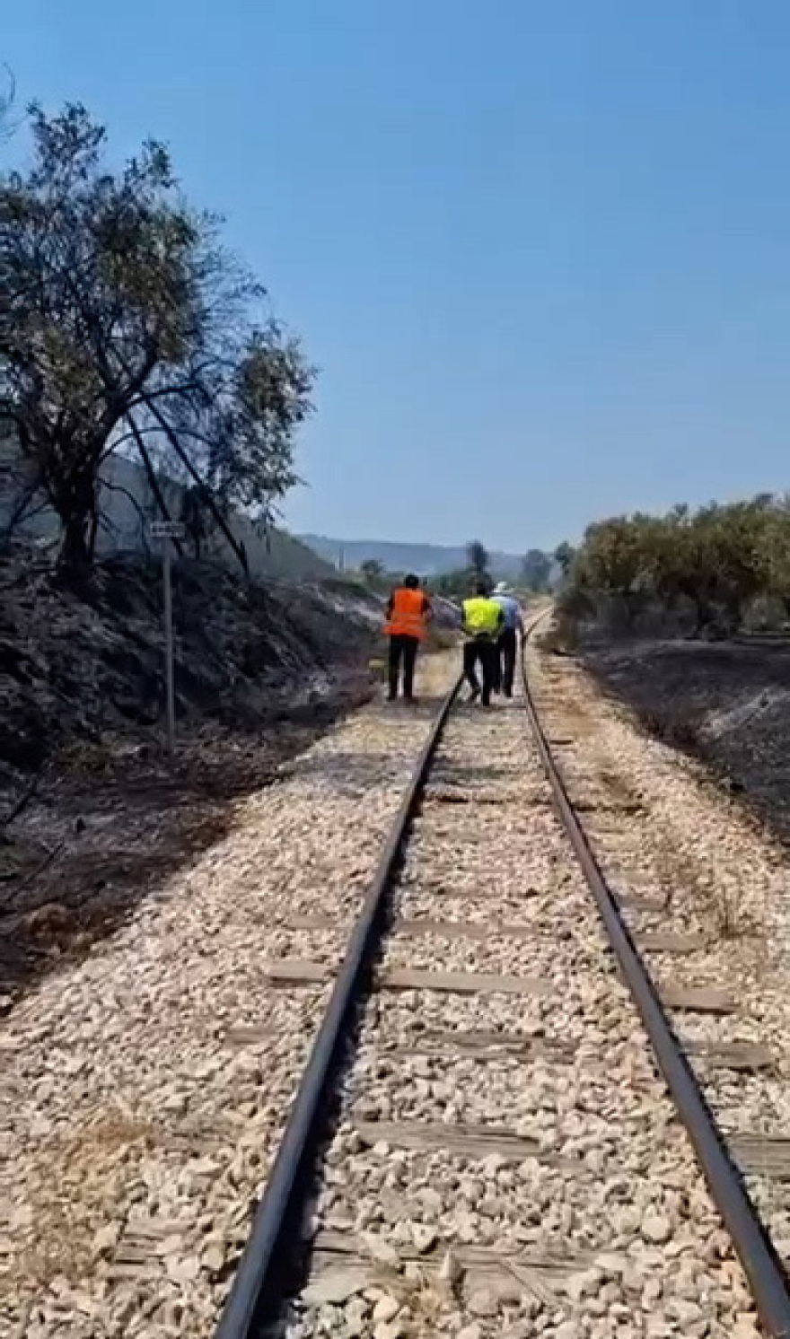 Φωτιά στην Αχαΐα: Ζημιές στον σιδηρόδρομο από τη μεγάλη πυρκαγιά – Εκτός λειτουργίας δύο στάσεις