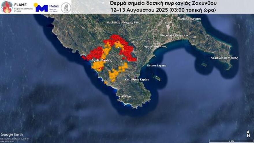Φωτιές στην Ελλάδα: Σχεδόν 100.000 στρέμματα έχουν επηρεαστεί από τα πύρινα μέτωπα - Δείτε χάρτες