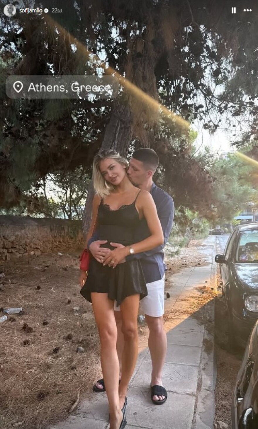 Ήρθε για να μείνει η Σοφία Μιλόσεβιτς - Η πρώτη φωτογραφία της με τον σύντροφό της Λούκα Γιόβιτς στην Αθήνα 
