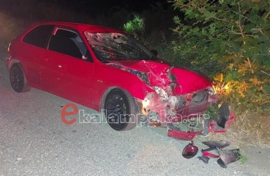 Νεκρός 45χρονος μοτοσικλετιστής σε τροχαίο στην Καλαμπάκα