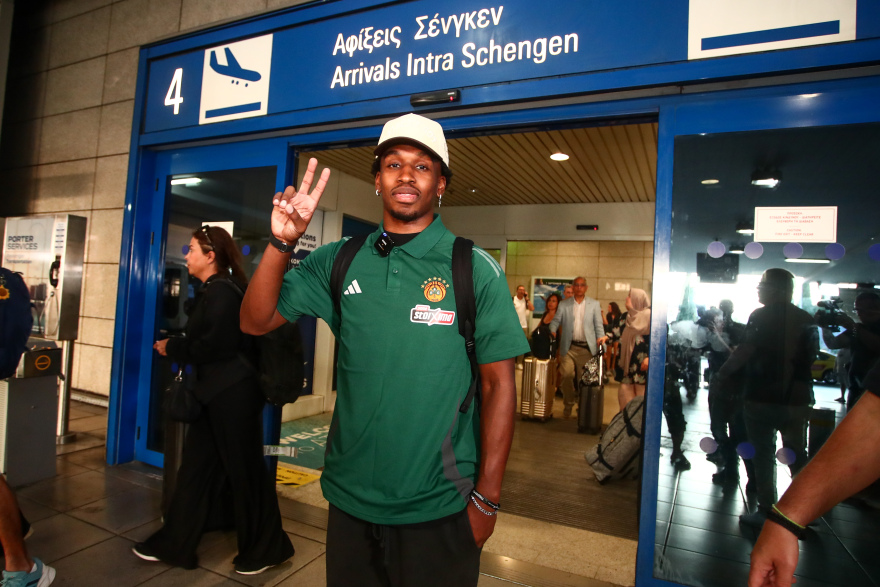 Παναθηναϊκός: Έφτασε στην Αθήνα ο Τι Τζέι Σορτς - «Να κατακτήσουμε τη Euroleague» - Βίντεο 