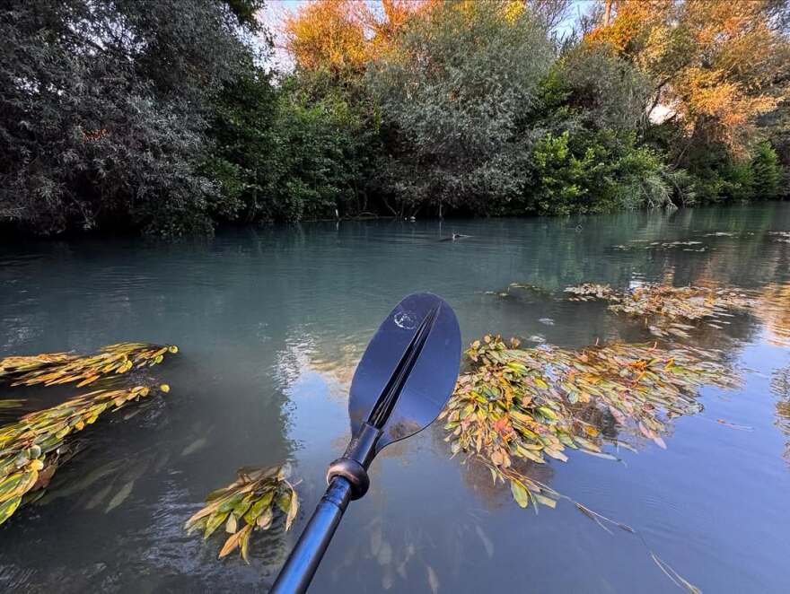 Η Μαριέττα Χρουσαλά έκανε καγιάκ στον Αχέροντα - Δείτε τα στιγμιότυπα
