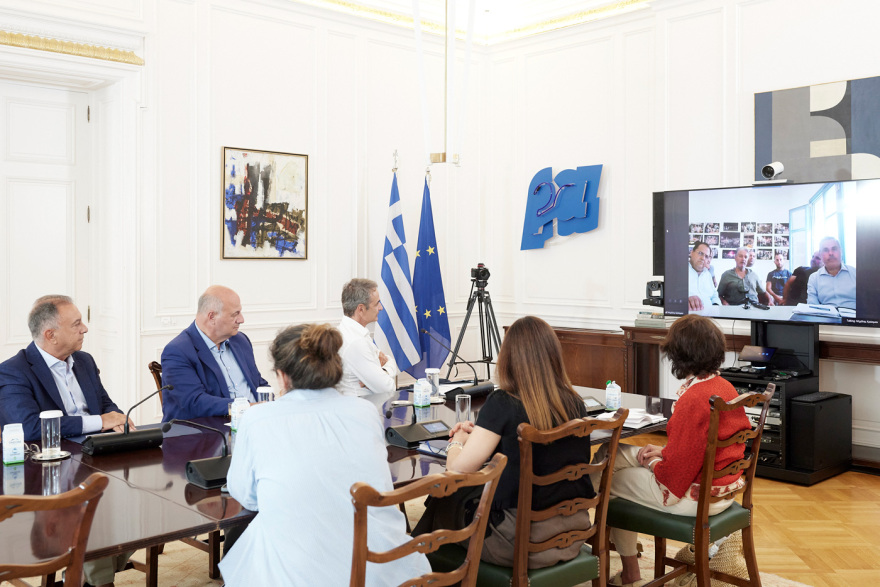 Κυριάκος Μητσοτάκης: Είχε τηλεδιάσκεψη με τον Δήμαρχο Αμοργού και τον Επαγγελματικό Αλιευτικό Σύλλογο του νησιού
