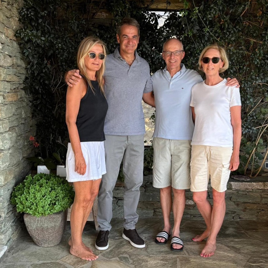 Kyriakos Mitsotakis: Hosted by Luxembourg Prime Minister - See photos