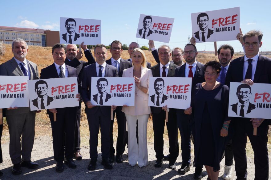 Haris Doukas visited the prisons where Imamoglou is held 
