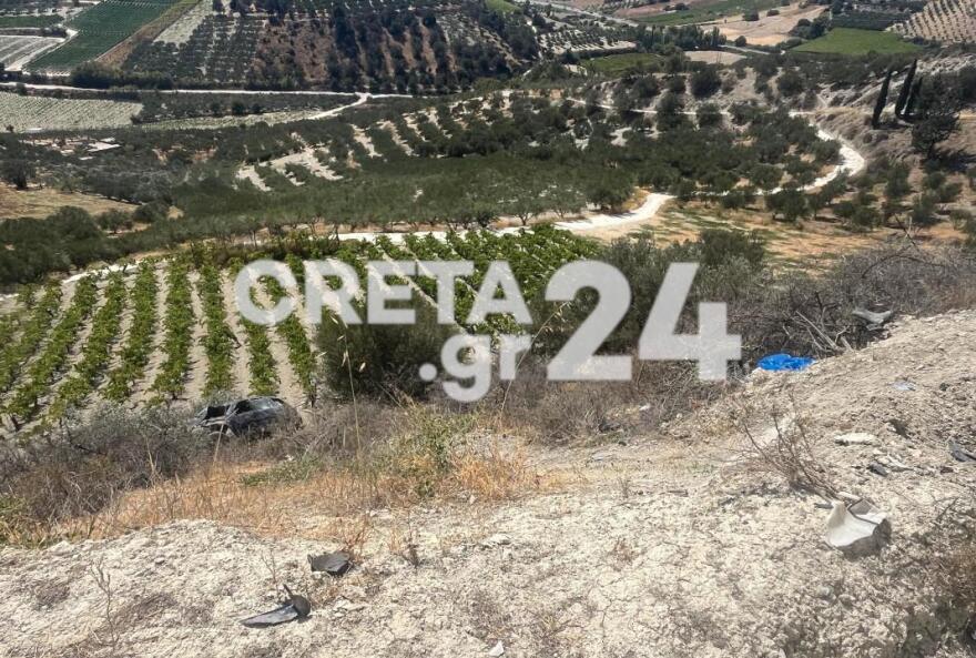 Τραγωδία στις Δαφνές Ηρακλείου: Ηλικιωμένος έπεσε με το όχημά του σε γκρεμό και έχασε τη ζωή του