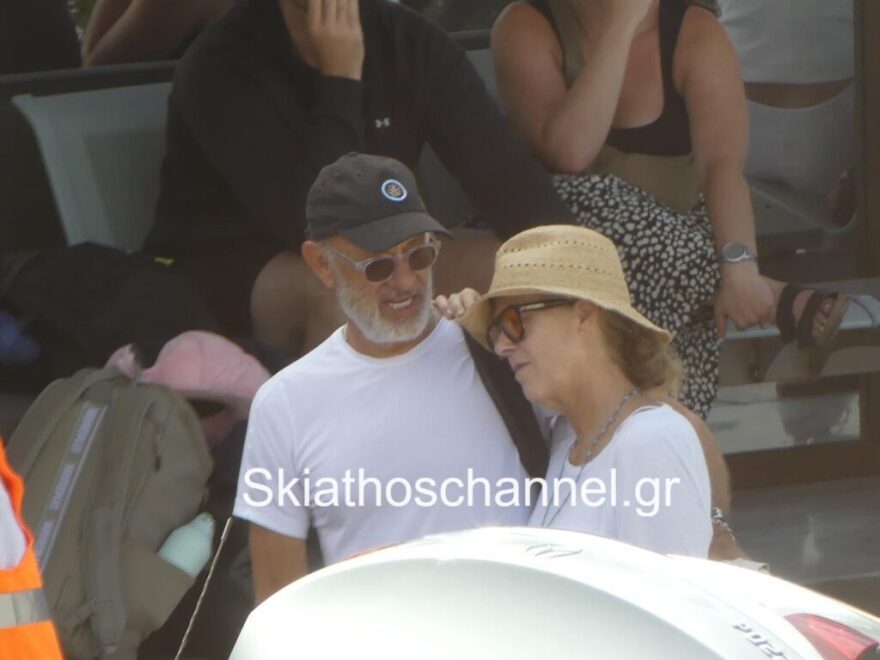 Ο Τομ Χανκς βρέθηκε στη Σκιάθο με τη Ρίτα Γουίλσον