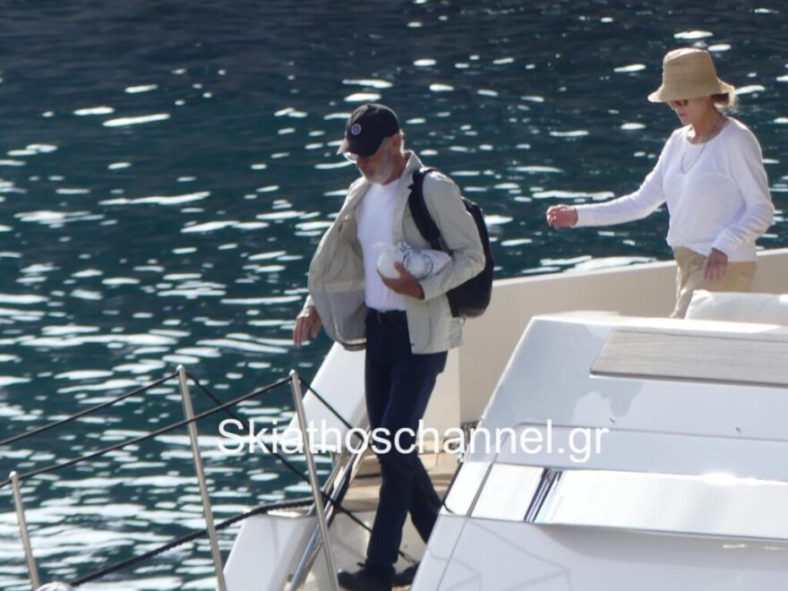 Ο Τομ Χανκς βρέθηκε στη Σκιάθο με τη Ρίτα Γουίλσον