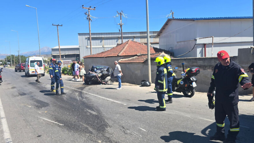 Λάρισα: Μητέρα και το παιδί της τραυματίστηκαν σε τροχαίο ατύχημα στη Λάρισα