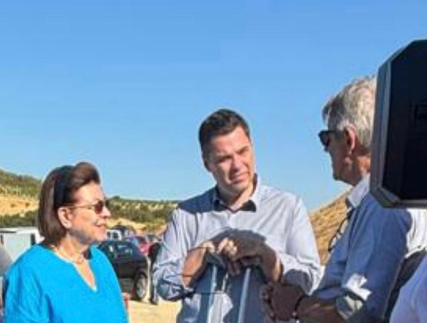 Στην Αμφίπολη η Λίνα Μενδώνη: Στην τελική ευθεία τα έργα στον Τύμβο Καστά 