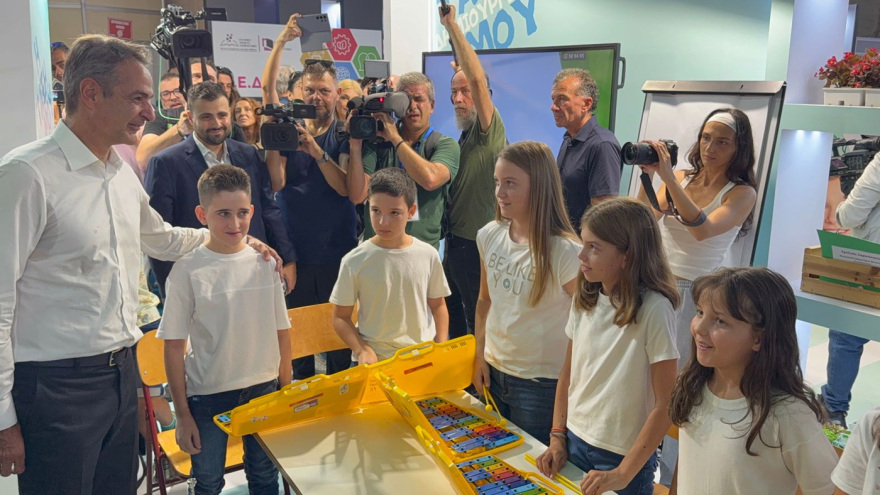 Στα εγκαίνια της 89ης ΔΕΘ ο Κυριάκος Μητσοτάκης - Δείτε βίντεο και φωτογραφίες
