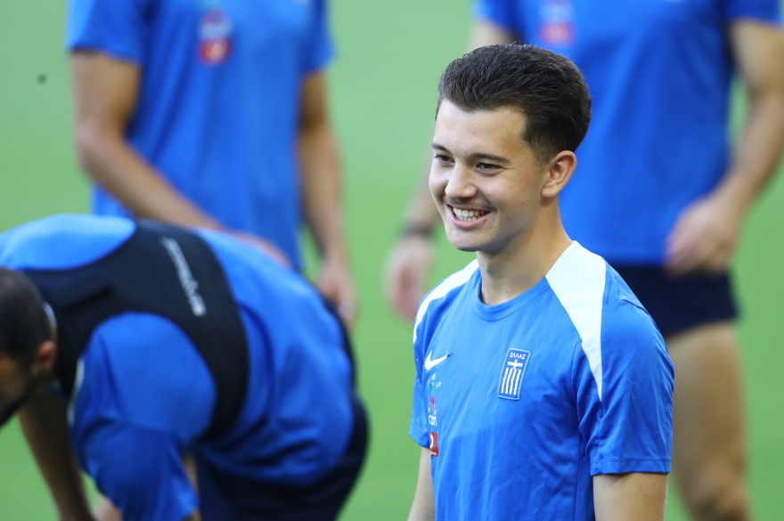 Εθνική ποδοσφαίρου: Η τελευταία προπόνηση πριν το ματς με τη Δανία - Βίντεο, φωτογραφίες 