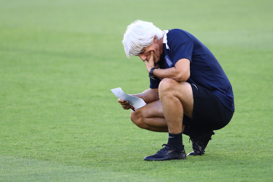 Εθνική ποδοσφαίρου: Η τελευταία προπόνηση πριν το ματς με τη Δανία - Βίντεο, φωτογραφίες 