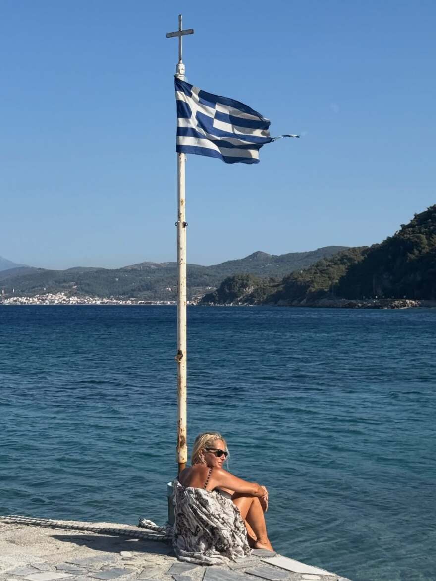 Στη Σάμο η Μαρία Μπεκατώρου - Δείτε τα στιγμιότυπα 