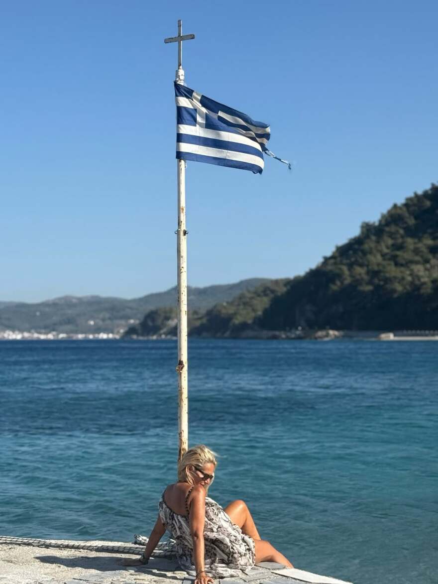 Στη Σάμο η Μαρία Μπεκατώρου - Δείτε τα στιγμιότυπα 