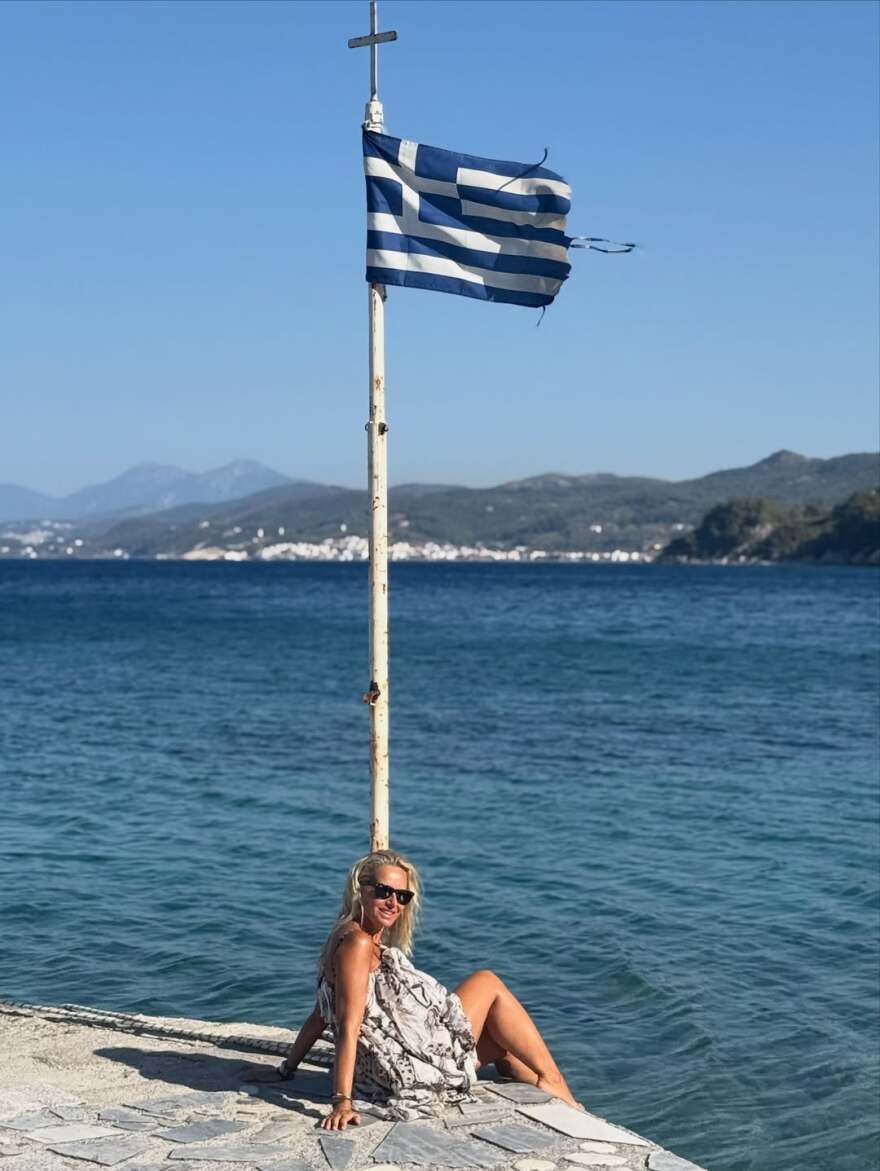 Στη Σάμο η Μαρία Μπεκατώρου - Δείτε τα στιγμιότυπα 