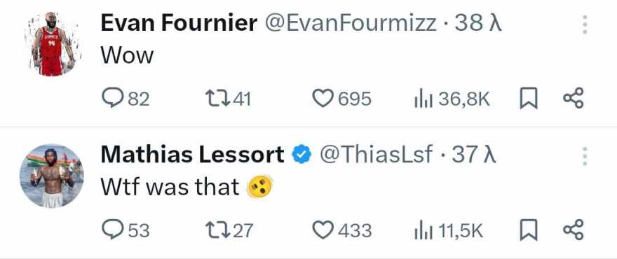 «Τι στο καλό ήταν αυτό!» - Οι αντιδράσεις Φουρνιέ και Λεσόρ για τον σεισμό των 5,2 Ρίχτερ