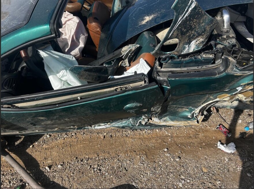 Σοβαρό τροχαίο με μεθυσμένο οδηγό στο Αγρίνιο: Το αυτοκίνητο μετατράπηκε σε άμορφη μάζα, νοσηλεύονται οι επιβαίνοντες