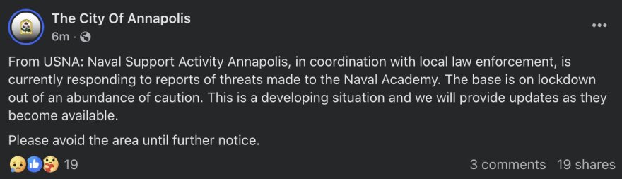 Λήξη συναγερμού στη Ναυτική Ακαδημία των ΗΠΑ - Τρεις τραυματίες, ένας από πυροβολισμό