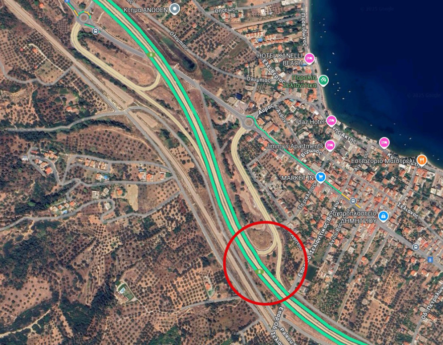 Πώς έγινε το φονικό τροχαίο στην Ολυμπία Οδό: Το λάθος πριν τα τούνελ, η αναστροφή στον παράδρομο και η αντίθετη πορεία της 70χρονης - Δείτε χάρτες